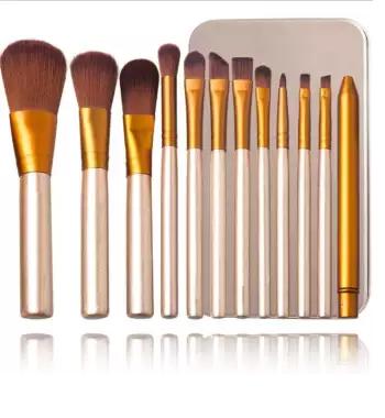 12 PCS Soft Fluffy Hair Makeup Brushes Set For Beginners Foundation Blush Powder Eyeshadow Blending Make Up Brush Beauty Tool