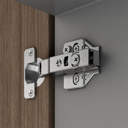 10pcs Of Clip-on 3D Adjustment Soft-closing Furniture Cabinet Door Hinge (One-way)