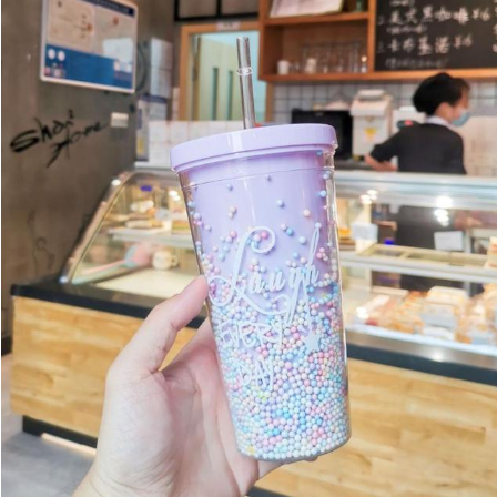 550ml Rainbow Cute Double Layer High Quality Bottle Cup